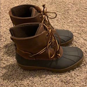 sperry saltwater duck boots